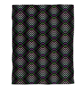 Close-up of the soft fabric of Polka Dot Delight Duvet Cover.